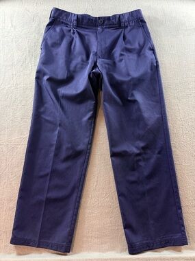 Izod Navy Pleated Golf Pants